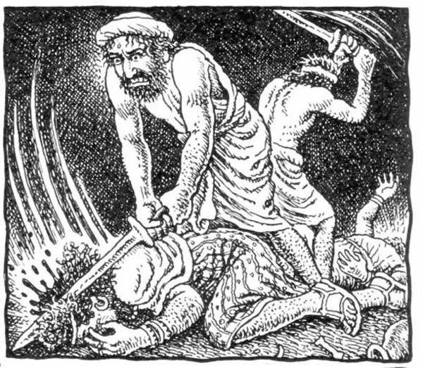 jews killing men in Sichem